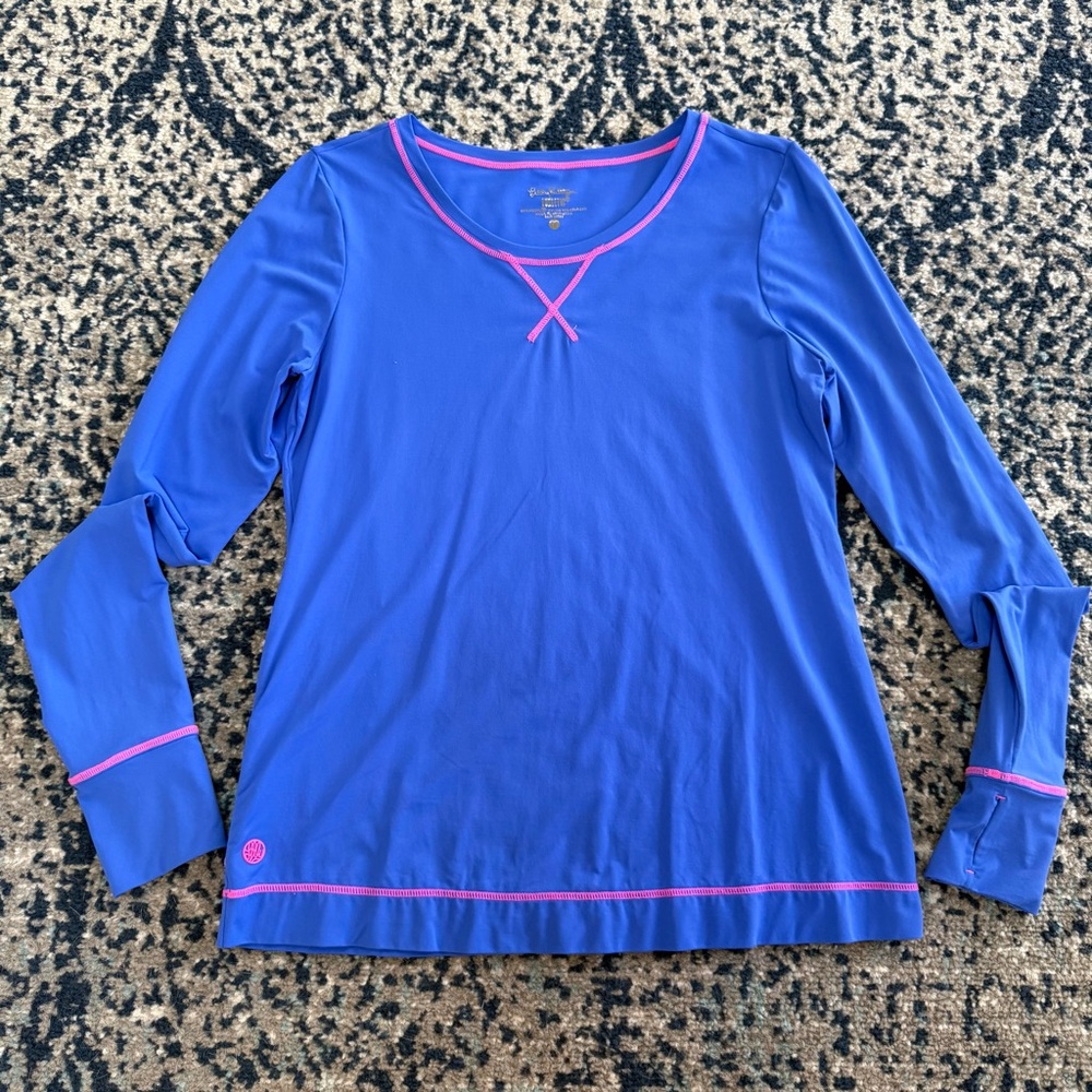EUC Lilly Pulizter Luxletic Athletic Shirt